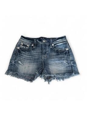 Miss Me Distressed Denim Shorts